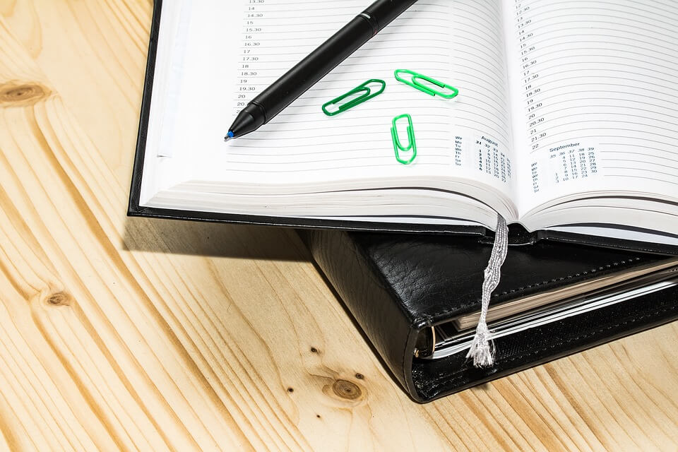 agenda para criar cronograma de estudos